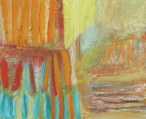 Vier Realitäten, 50x60cm, 2021